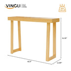Console moderne en bois massif pour l'entrée ou le couloir