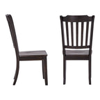 Chaises de salle à manger Ronda à dossier en bois (paquet de 2)