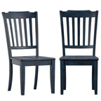Chaises de salle à manger Ronda à dossier en bois (paquet de 2)