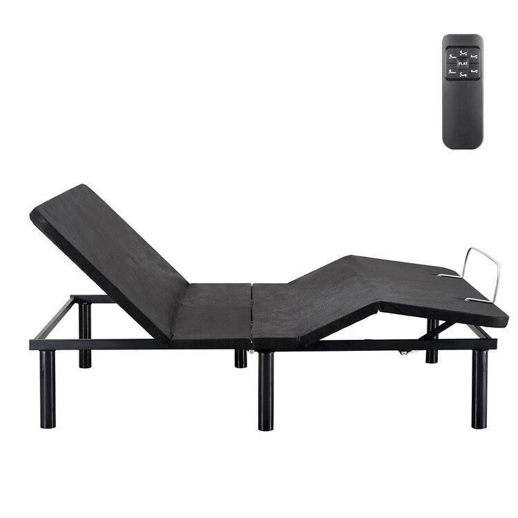 Deep Sleep Enabling Serenity – Sommier Réglable Complet avec Inclinaison Tête et Pieds – 7 Positions Réglables – Télécommande sans Fil