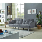 75.6 Joli canapé-lit convertible en velours Futon Causeuses
