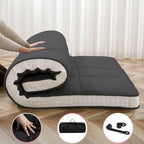 Matelas Futon Japonais Enroulable avec Sac de Rangement