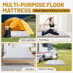 Matelas Futon Japonais Enroulable avec Sac de Rangement