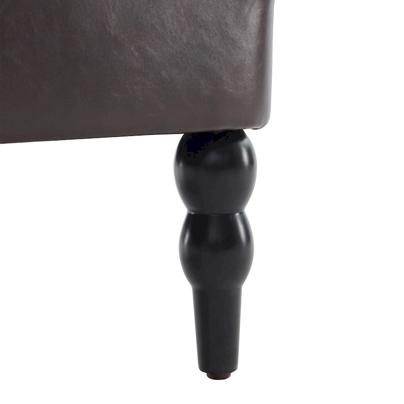 2 Fauteuil d'appoint capitonné avec oreiller lombaire Beige/Gris/Bleu clair