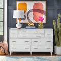 Commode Ana style Mid-Century avec 8 tiroirs