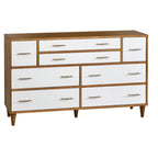 Commode Ana style Mid-Century avec 8 tiroirs