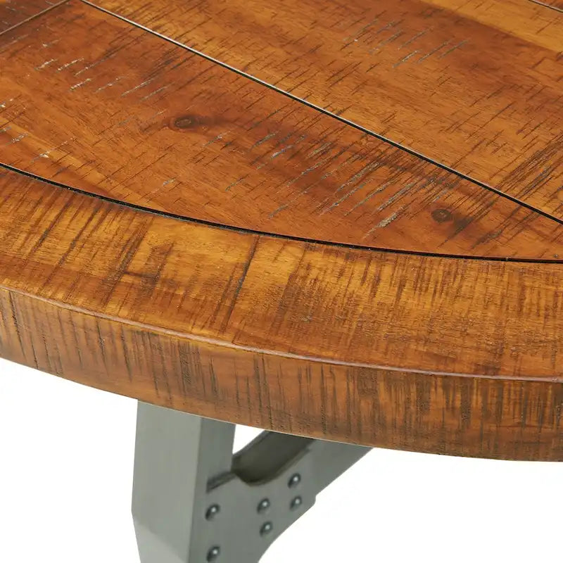 Table ronde de salle à manger/réunion Lancaster - ambre/graphite