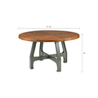 Table ronde de salle à manger/réunion Lancaster - ambre/graphite