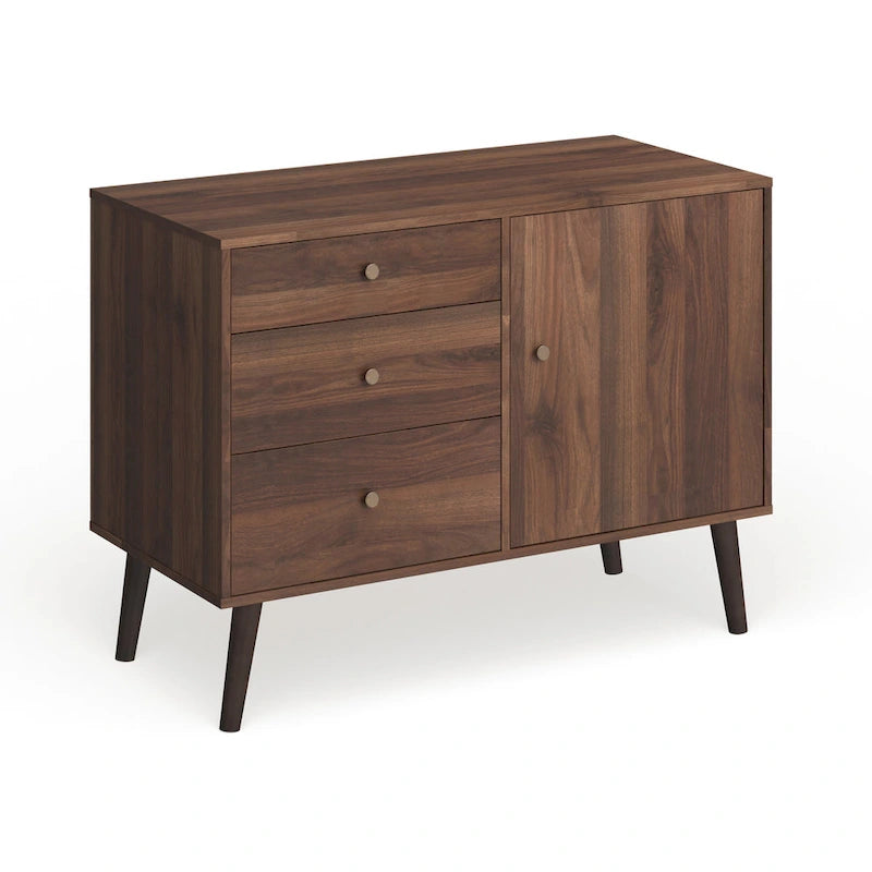 Buffet/bahut moderne du milieu du siècle à 3 tiroirs Horsens