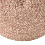 Pouffe/Repose-pieds d'intérieur/extérieur rond en polyester Saba Solar – 45 x 45 x 30 cm