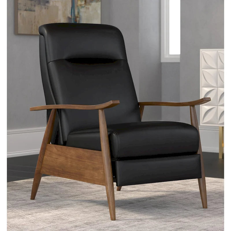 Fauteuil inclinable à pousser en bois Sienna