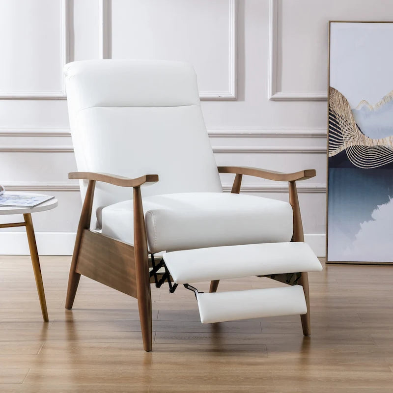 Fauteuil inclinable à pousser en bois Sienna
