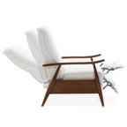 Fauteuil inclinable à pousser en bois Sienna