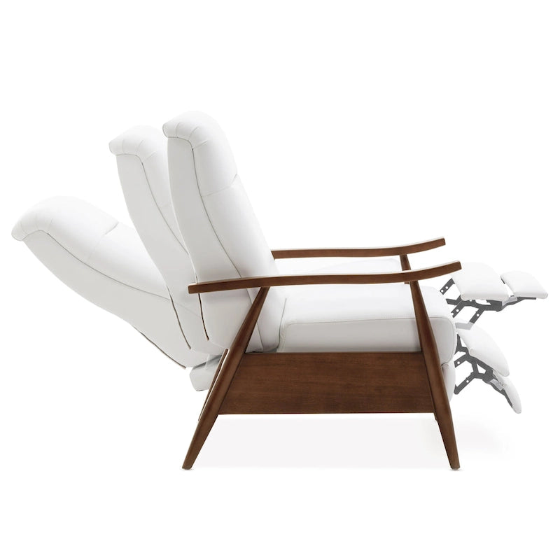 Fauteuil inclinable à pousser en bois Sienna