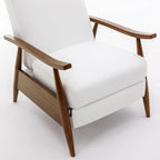 Fauteuil inclinable à pousser en bois Sienna