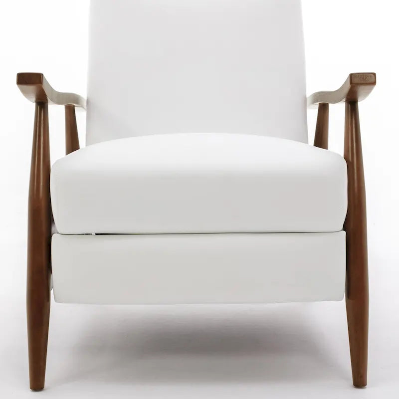 Fauteuil inclinable à pousser en bois Sienna