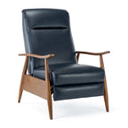 Fauteuil inclinable à pousser en bois Sienna