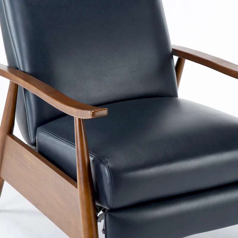 Fauteuil inclinable à pousser en bois Sienna