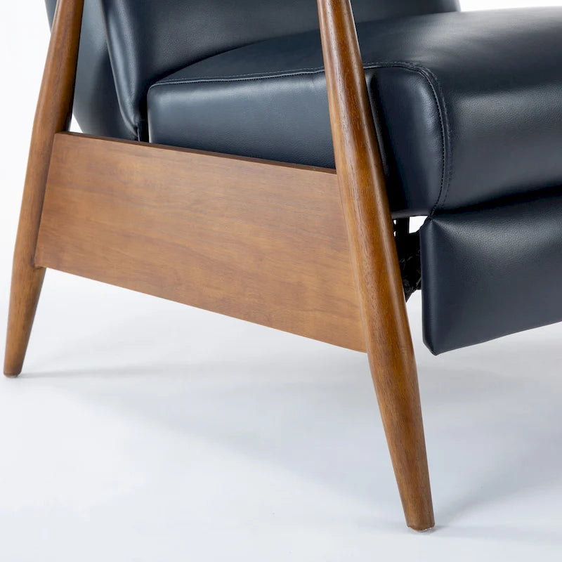 Fauteuil inclinable à pousser en bois Sienna