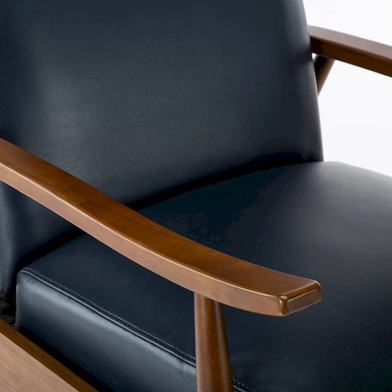 Fauteuil inclinable à pousser en bois Sienna