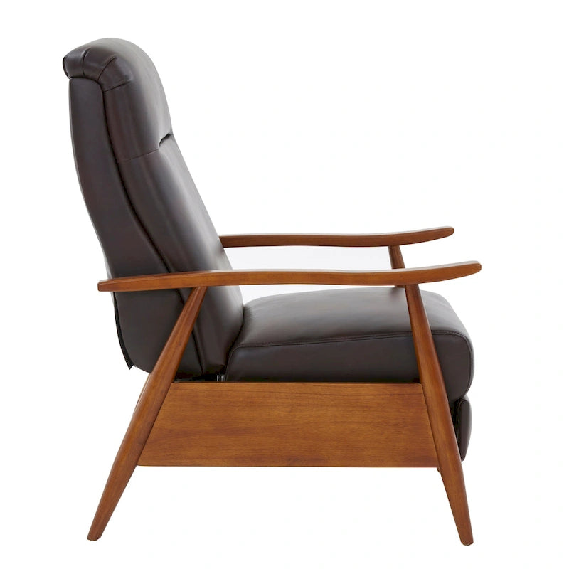 Fauteuil inclinable à pousser en bois Sienna