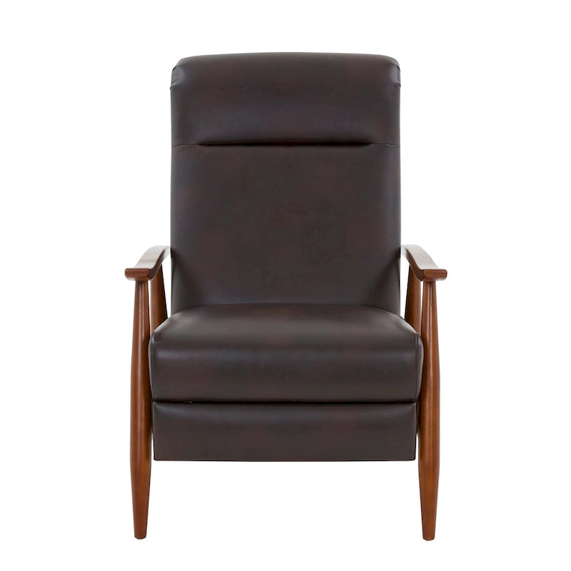 Fauteuil inclinable à pousser en bois Sienna