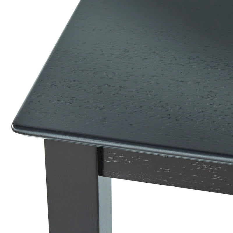 Table et chaises à hauteur de comptoir, 5 pièces, dossier en X