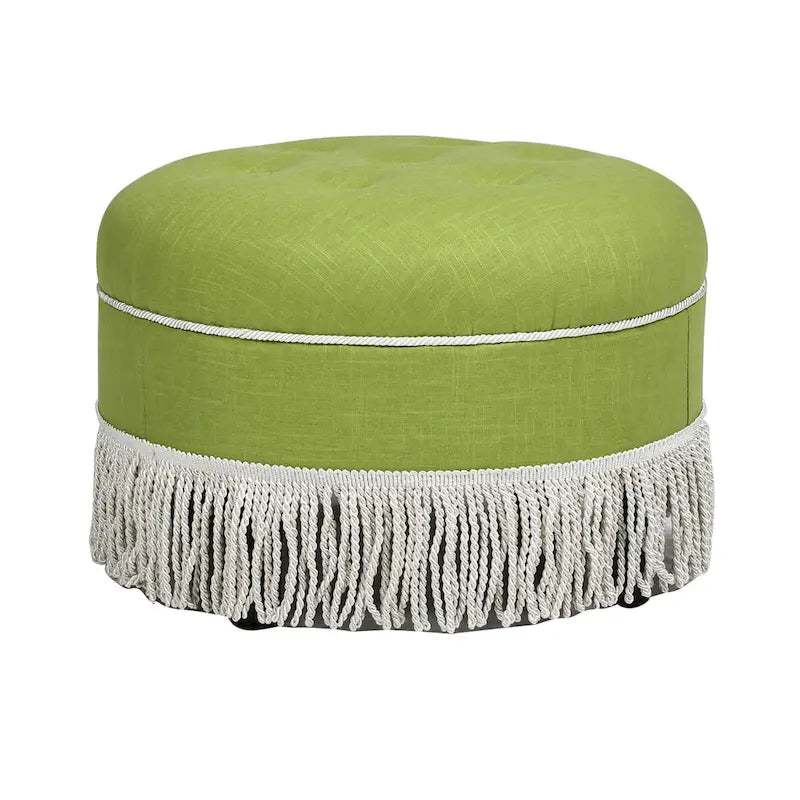 24 Poufs d'appoint ronds rembourrés