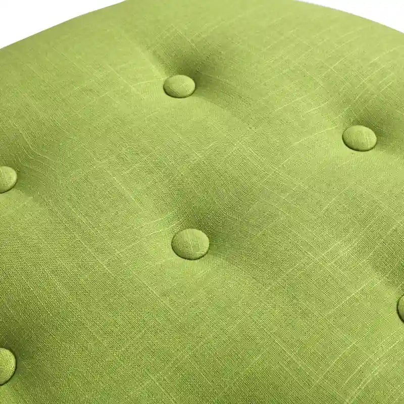24 Poufs d'appoint ronds rembourrés
