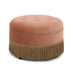 24 Poufs d'appoint ronds rembourrés