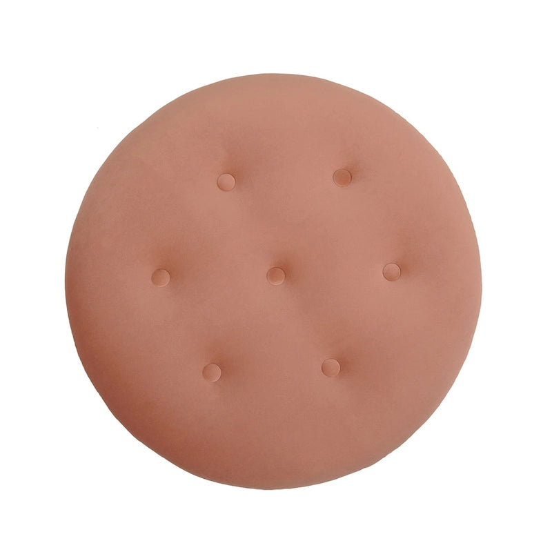 24 Poufs d'appoint ronds rembourrés