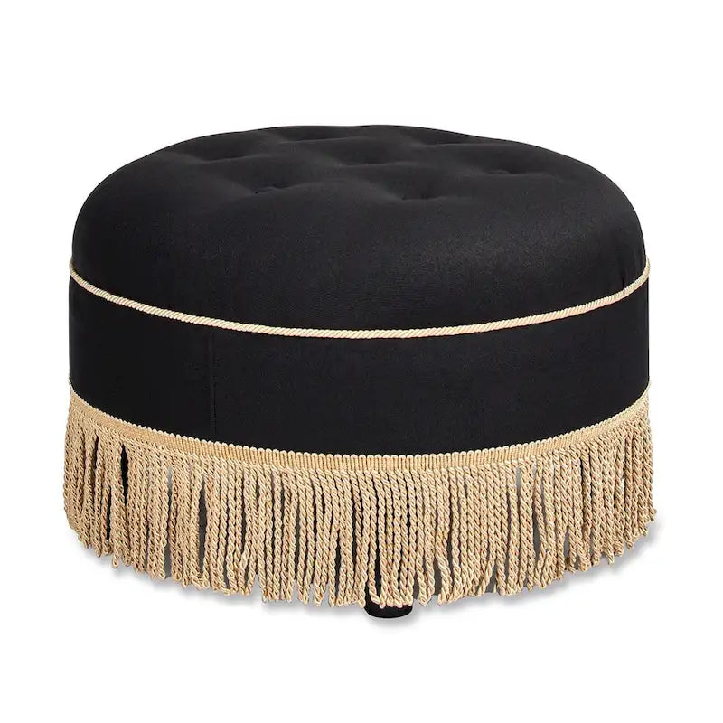 24 Poufs d'appoint ronds rembourrés