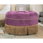 24 Poufs d'appoint ronds rembourrés
