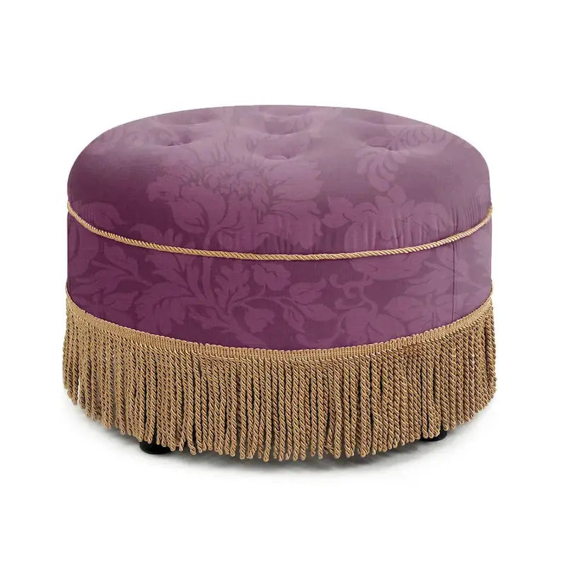 24 Poufs d'appoint ronds rembourrés