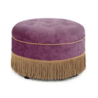 24 Poufs d'appoint ronds rembourrés