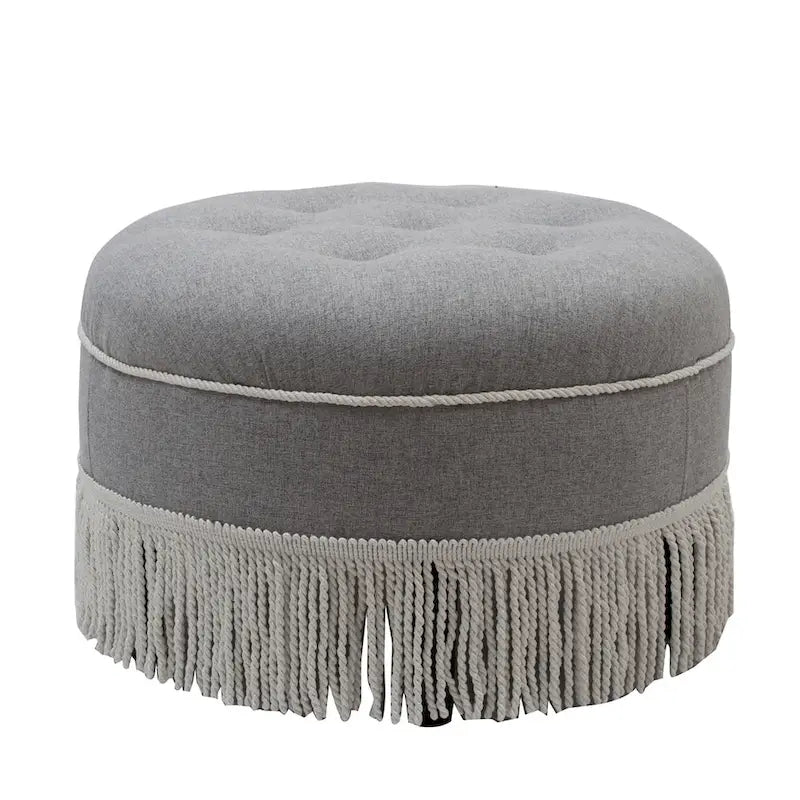 24 Poufs d'appoint ronds rembourrés