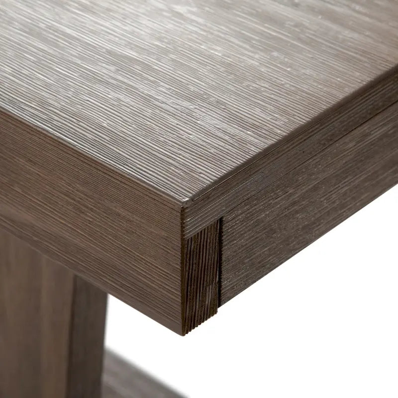 Table de salle à manger classique en bois massif, avec plateau et piètement - 72