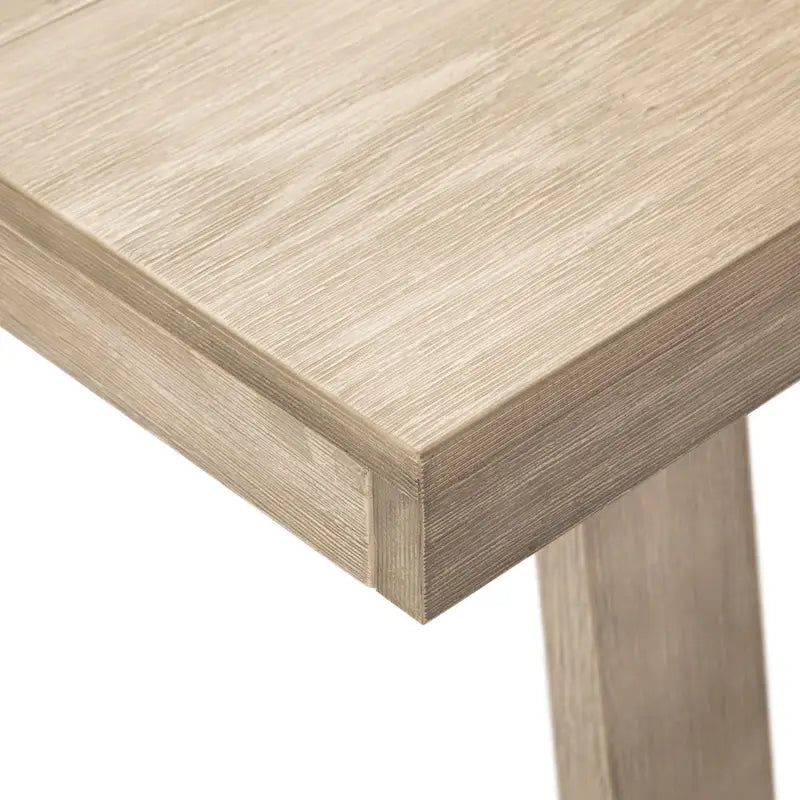 Table de salle à manger classique en bois massif, avec plateau et piètement - 72