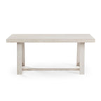 Table de salle à manger classique en bois massif, avec plateau et piètement - 72