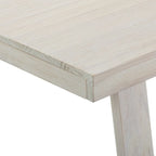 Table de salle à manger classique en bois massif, avec plateau et piètement - 72