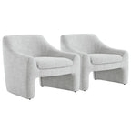 Fauteuil d'appoint surdimensionné Tracy Modern