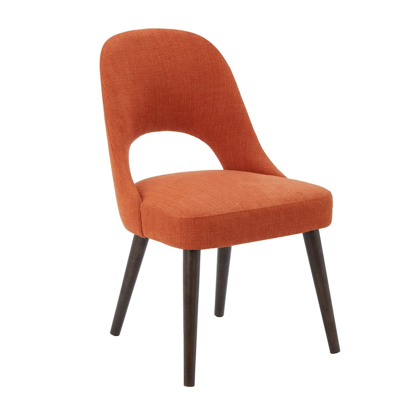 Chaises de salle à manger capitonnées Nola avec dossier ajouré