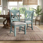 Chaises de salle à manger en bois Sylmer Farmhouse