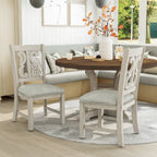 Chaises de salle à manger en bois Sylmer Farmhouse