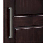 Armoire 3 portes Cosmo en bois massif à 100 % avec portes en bois massif ou portes miroir