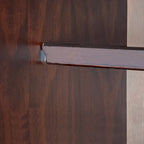 Armoire 3 portes Cosmo en bois massif à 100 % avec portes en bois massif ou portes miroir
