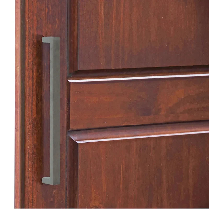 Armoire 3 portes Cosmo en bois massif à 100 % avec portes en bois massif ou portes miroir