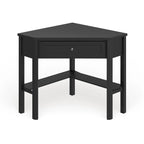 Bureau d'angle informatique Lincoln en bois massif/MDF