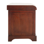 Banc de rangement tissé marron Euphemia - 34Lx16Px20H