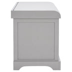 Banc de rangement tissé marron Euphemia - 34Lx16Px20H